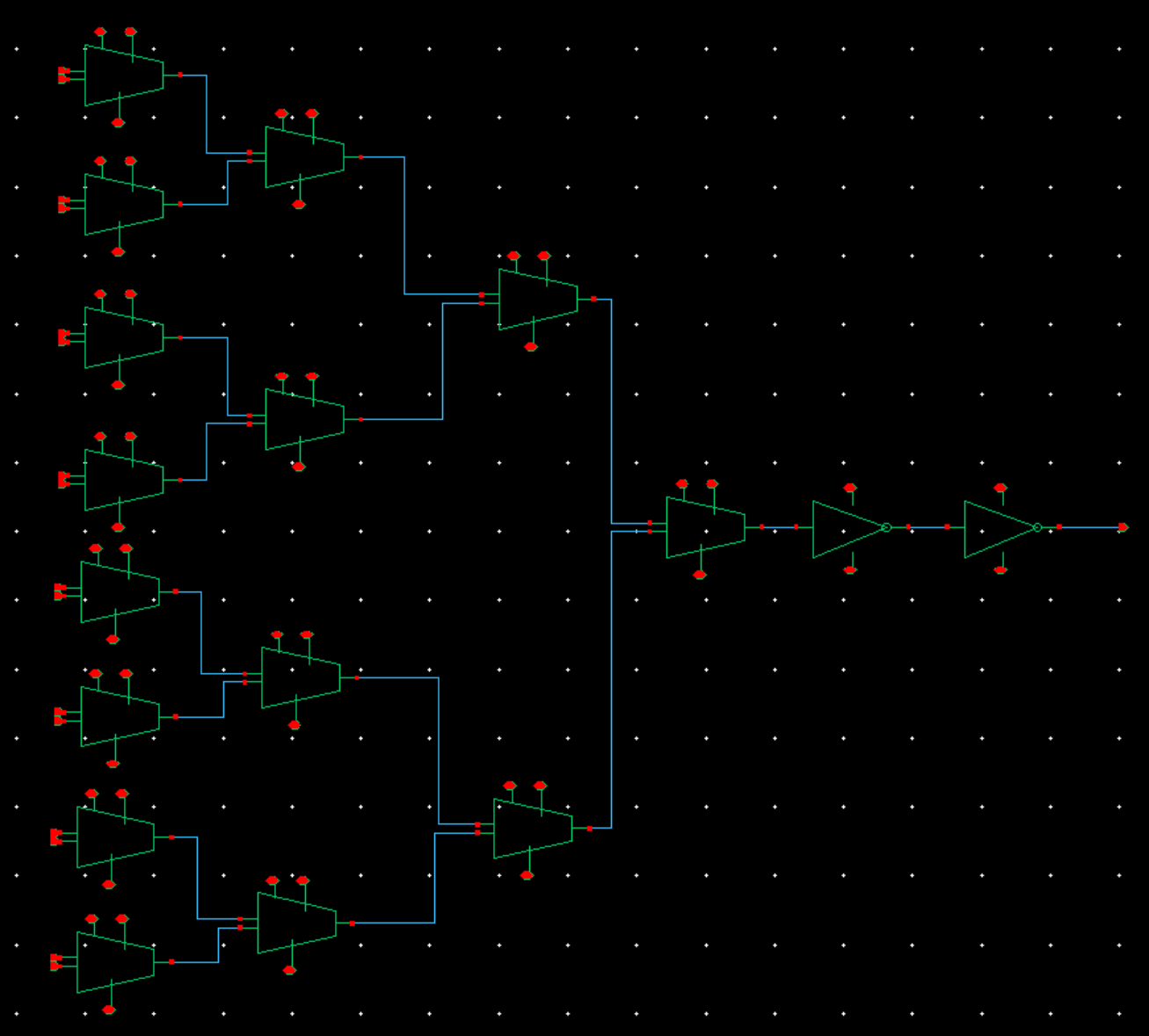 16-input LUT schematic