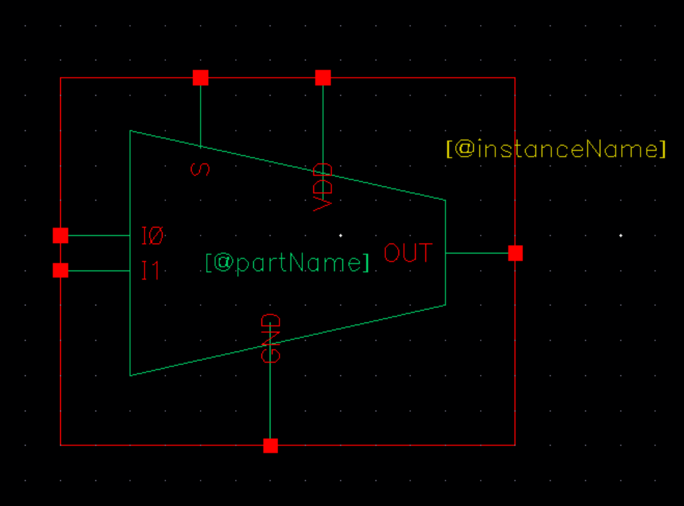 2:1 Multiplexer symbol